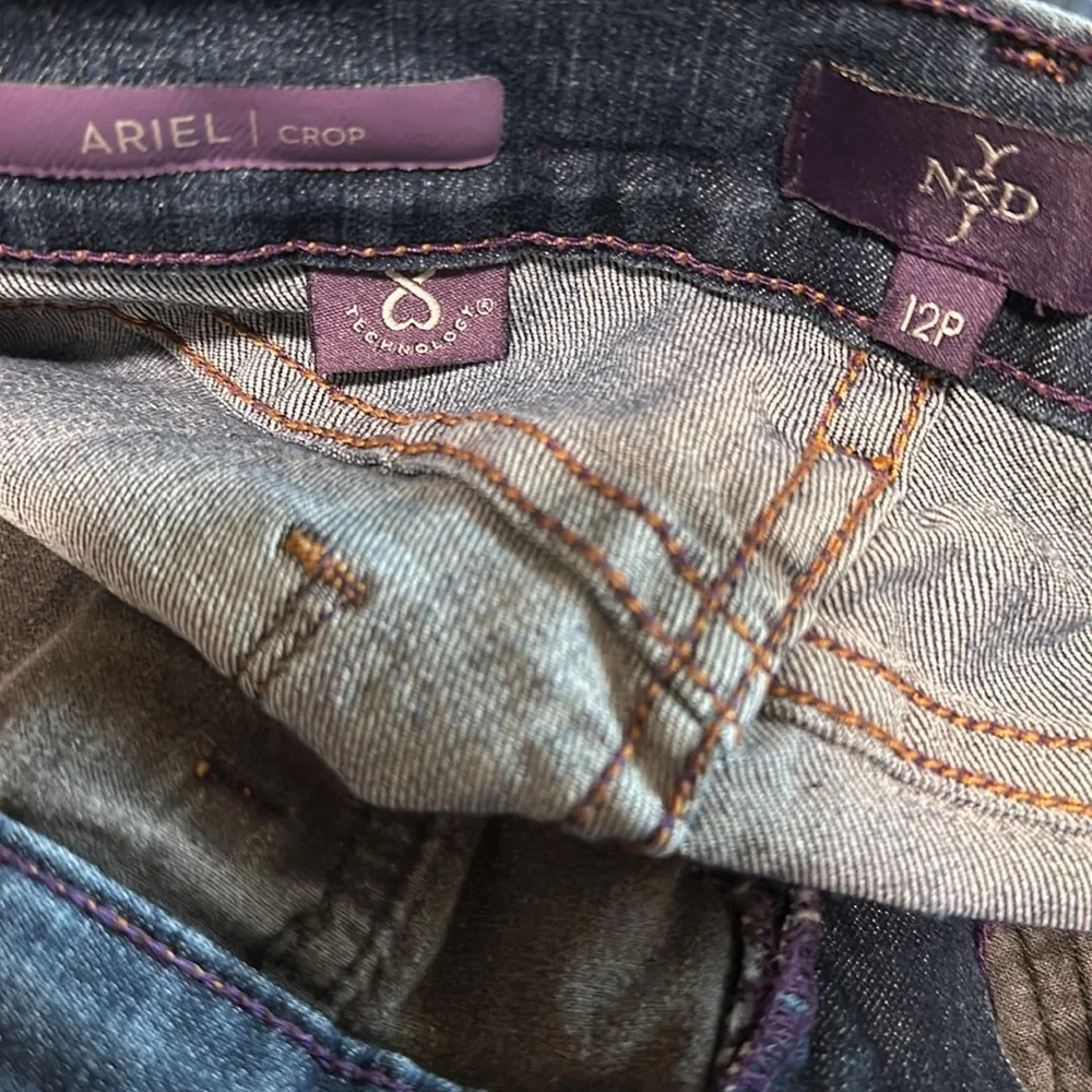 NEW YORK DJ ARIEL Crop Jeans Size 12 petite - Picture 10 of 12
